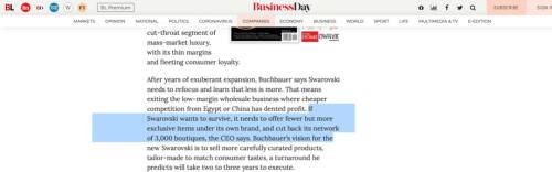 裁員6000人，施華洛世奇也撐不住了！都怪水晶賣得太便宜？