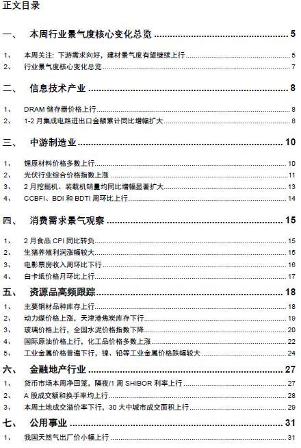 【招商策略】行業景氣觀察0310——建筑鋼材成交量繼續回升，2月挖掘機銷量同比增幅擴大顯著