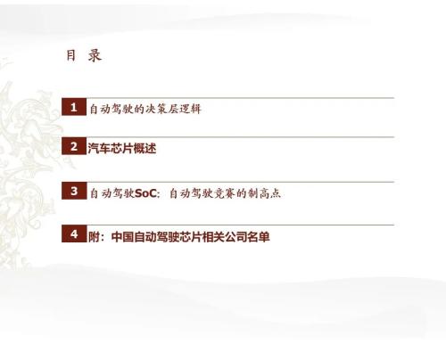 中金 | 汽車芯片：自動駕駛浪潮之巔